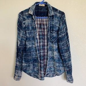 Bella Dahl Button Down Plaid Shirt.